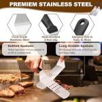 14-Piece Flat Top Grill Accessory Set