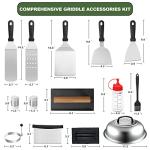 18-Piece Griddle Accessory Kit for Outdoor Grilling