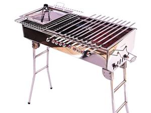 MangalGrills Portable Stainless Steel Charcoal BBQ Grill