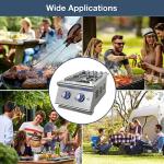 Livory Double Side Burners for Outdoor Grilling