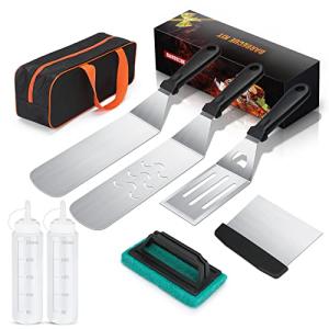 AULTONG 8-Piece Griddle Tool Set with Carry Bag
