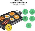 Chefman Electric Griddle with Removable Temperature Control