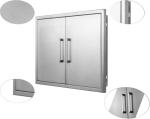 304 Stainless Steel Double Access Cabinet Door 36