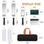 AULTONG 8-Piece Griddle Tool Set with Carry Bag