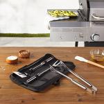 Stainless Steel 4-Piece BBQ Tool Set with Bag
