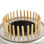 Portable Smokeless Charcoal Kebab Grill with Skewers