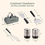 Cuisinart 24-Piece Stainless Steel Griddle Tool Set