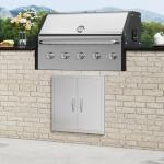 VEVOR Stainless Steel BBQ Access Door 24x24 Inch