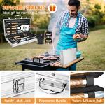 38-Piece Stainless Steel BBQ Accessory Set