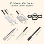 Cuisinart 24-Piece Stainless Steel Griddle Tool Set