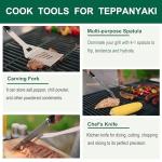 Grilljoy 46PC Griddle Tools Set for Outdoor Cooking