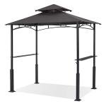 ABCCANOPY Grill Gazebo with LED Light - Dark Gray
