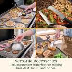 Cuisinart 24-Piece Stainless Steel Griddle Tool Set