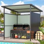 AECOJOY 6'x6' Outdoor Grill Hardtop Gazebo