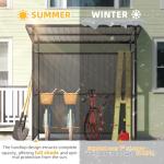 AECOJOY 6'x6' Outdoor Grill Hardtop Gazebo