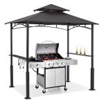 ABCCANOPY Grill Gazebo with LED Light - Dark Gray