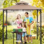 ABCCANOPY 8x5 Outdoor Grill Gazebo with LED Light