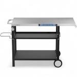 GasOne Stainless Steel Rolling Grill Cart 44x20