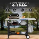 GasOne Stainless Steel Rolling Grill Cart 44x20