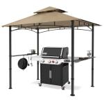 MasterCanopy 8x5 Outdoor BBQ Grill Gazebo with Lights
