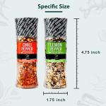 Soeos 9-Piece Spice Seasoning Set with Grinders