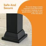 Outdoor BBQ Grill Gazebo with Shelves and Roof