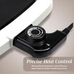 COOK WITH COLOR 1200W Electric Griddle with Nonstick Surface