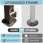 Domi Outdoor BBQ Hardtop Grill Gazebo with Cabinets