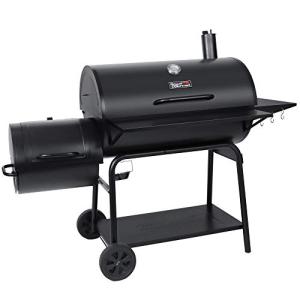 Royal Gourmet Charcoal Barrel Grill with Smoker