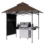 Portable BBQ Gazebo with LED Lights and Shelf