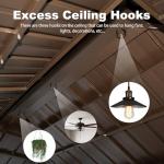 Domi Outdoor BBQ Hardtop Grill Gazebo with Cabinets