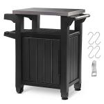 Keter Unity 40 Gallon Grill Prep Table with Wheels