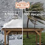 Saxony XL Cedar Wood BBQ Grill Gazebo