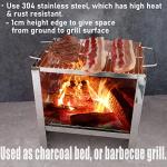Stainless Steel 9.6'' x 6.8'' Grill Grate
