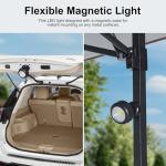 Portable BBQ Gazebo with LED Lights and Shelf