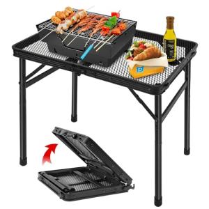 Portable Folding Grill Table for Outdoor Cooking