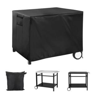 PAMASE Outdoor Grill Cart Cover - Heavy Duty Waterproof