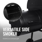Royal Gourmet Charcoal Barrel Grill with Smoker