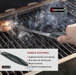 4-Piece Heavy-Duty BBQ Tool Set