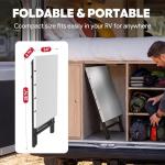 Feasto Foldable Outdoor Grill Table and Pizza Oven Stand