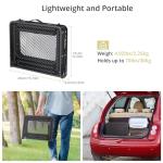 Anbte Portable Folding Grill Table with Adjustable Heights