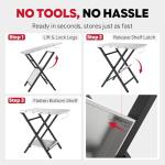 Feasto Foldable Outdoor Grill Table and Pizza Oven Stand