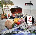 4-Piece Heavy-Duty BBQ Tool Set