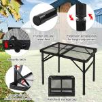 Portable Folding Grill Table for Outdoor Cooking