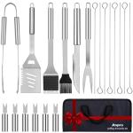 21-Piece Stainless Steel BBQ Tool Set