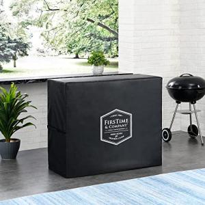 Black Davidson Outdoor Grill Cart Cover, Weatherproof
