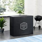 Black Davidson Outdoor Grill Cart Cover, Weatherproof