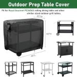 Andacar Waterproof Grill Prep Table Cover, 46"x25"x40