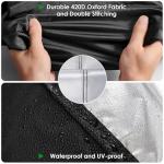 Royal Gourmet BBQ Grill Table Cover, Waterproof Black