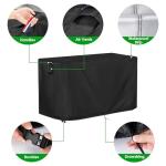 Royal Gourmet BBQ Grill Table Cover, Waterproof Black